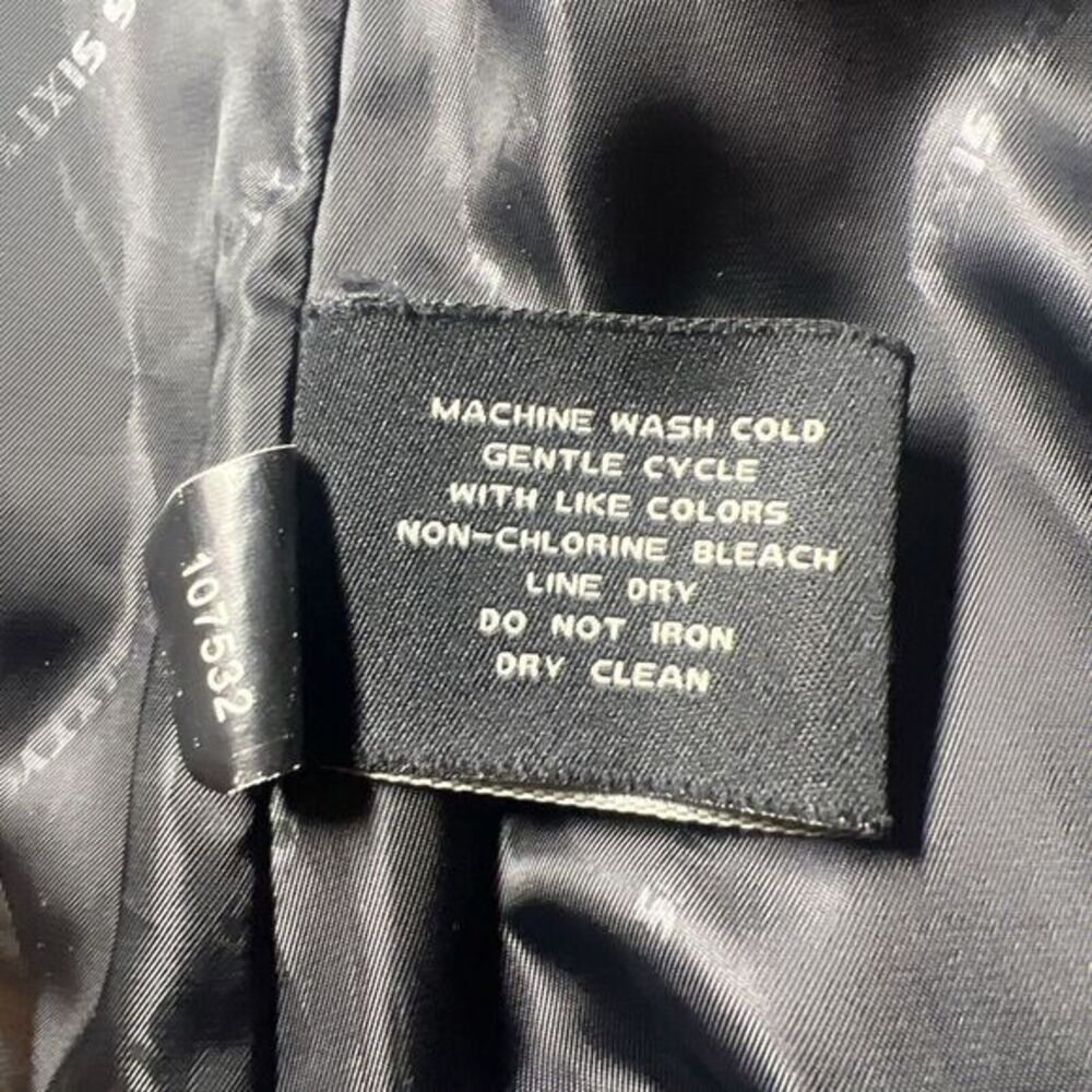 MIss Sixty M60 Women Small Dark Gray Beige All Over Print Epaulet Vent‎ Raincoat - Picture 7 of 9